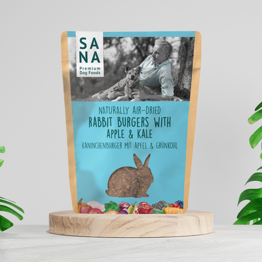 Sana Dog Nyúl Burger Almával és Kellel